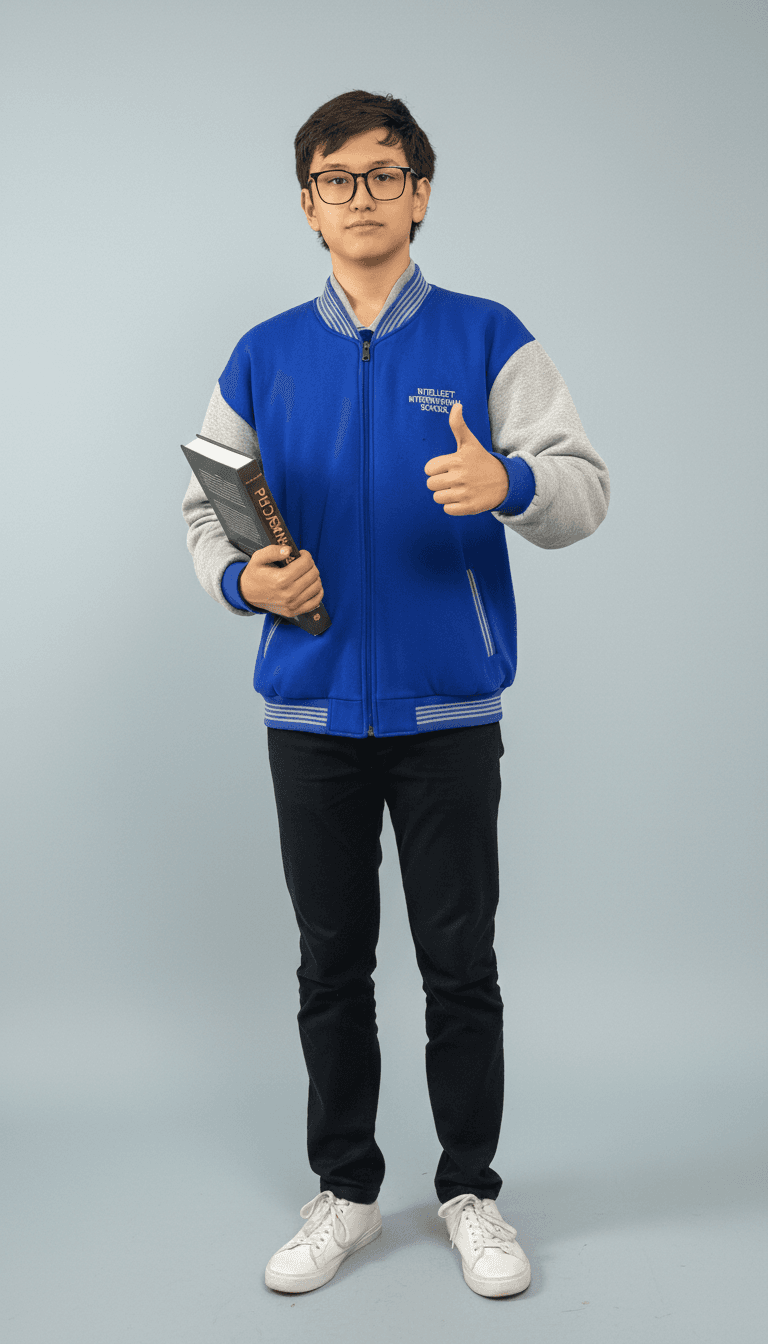 Student with IELTS certificate